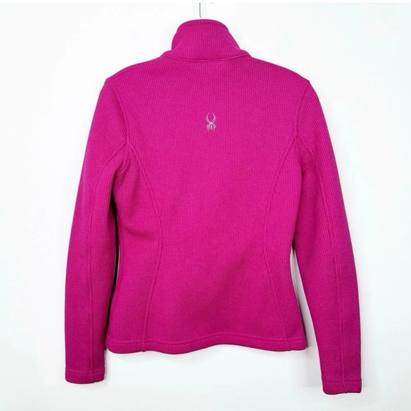 SPYDER Women's Pink Endure Full Zip Mid-Weight Core Sweater Jacket XS - Picture 3 of 3